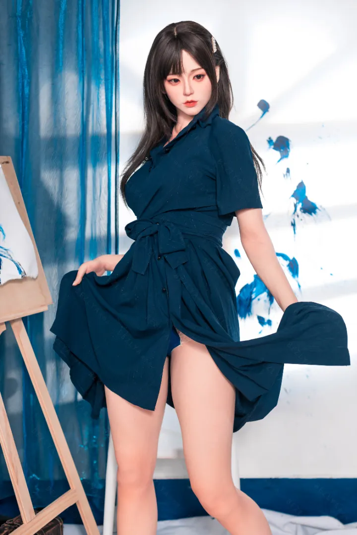 162cm (5ft4) E-Cup Lightweight Silicone Sex Doll, ROS Head Begonia